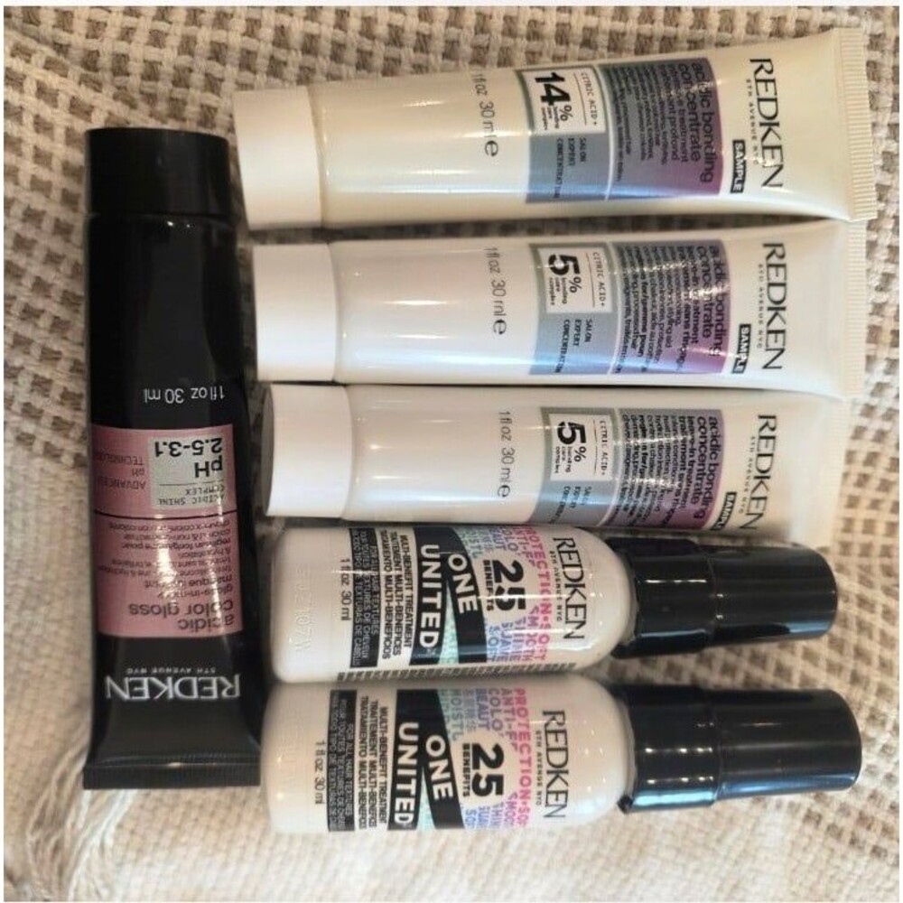 6 Piece REDKEN Acidic Bonding Concentrate Leave-In Treatment and Bundle